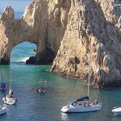 Viele Boote unterwegs