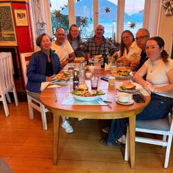 Casual German cafe with friends