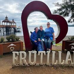 Maureen, Janet and I posing for the the required Insta post
