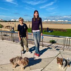 Bummeln entlang der Strandpromenade