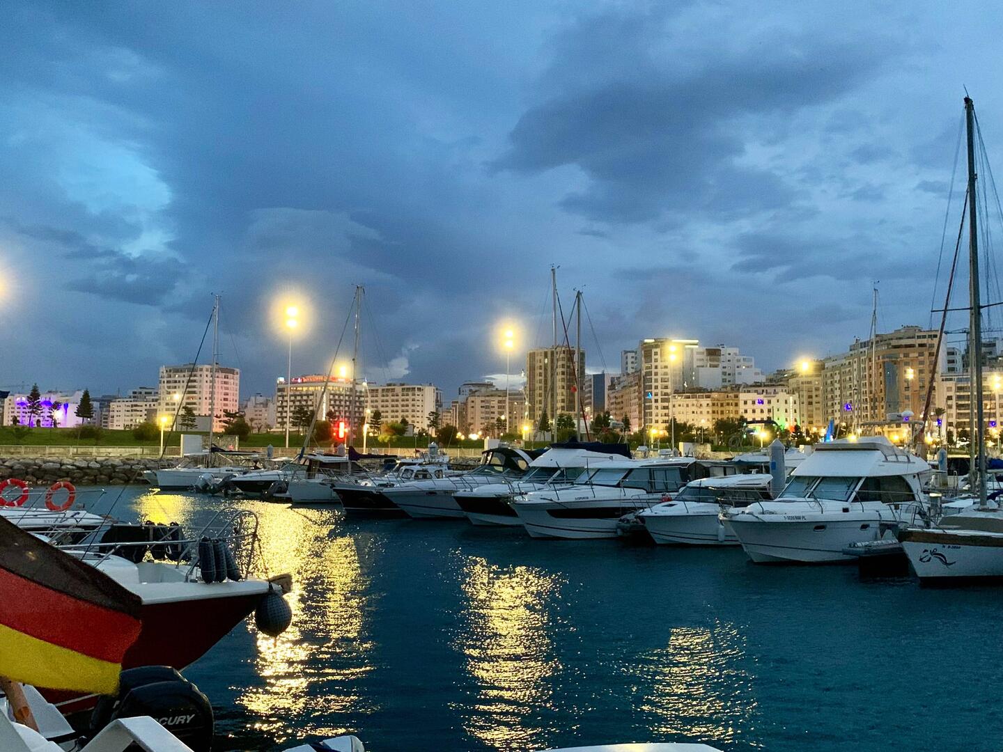 Blick von unserem Liegeplatz