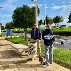 Warten auf den Rest der Crew