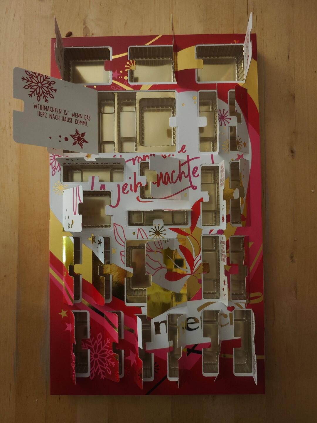 Der Weihnachtskalender-Countdown ist abgelaufen, es geht los!