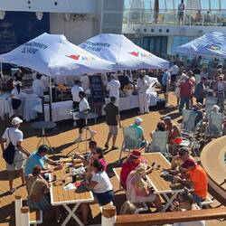 Heute war Poolbrunch im Zeichen des 3. Advent bei mega Wetter 🤪