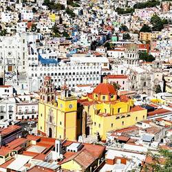 Schöne Aussicht auf Iglesia und die Universität ...