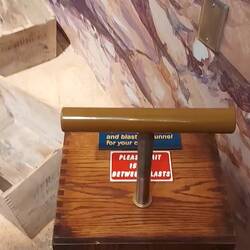 Man konnte ein "Sprengung" einleiten.