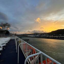 Letzter Blick auf Wellington