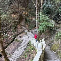 Der Abstieg. Entspannt hinunter.