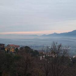 Panorama dalla fermata del bus dell'ospedale