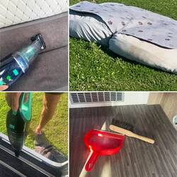 ..vor der Weiterfahrt wird ordentlich sauber gemacht..👍🏻😁😇