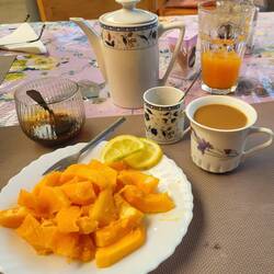 Der nicht bestellte Nachtisch zum Kaffee.