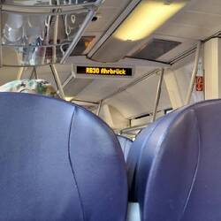 Heute bin ich in der RB 30 fast allein..