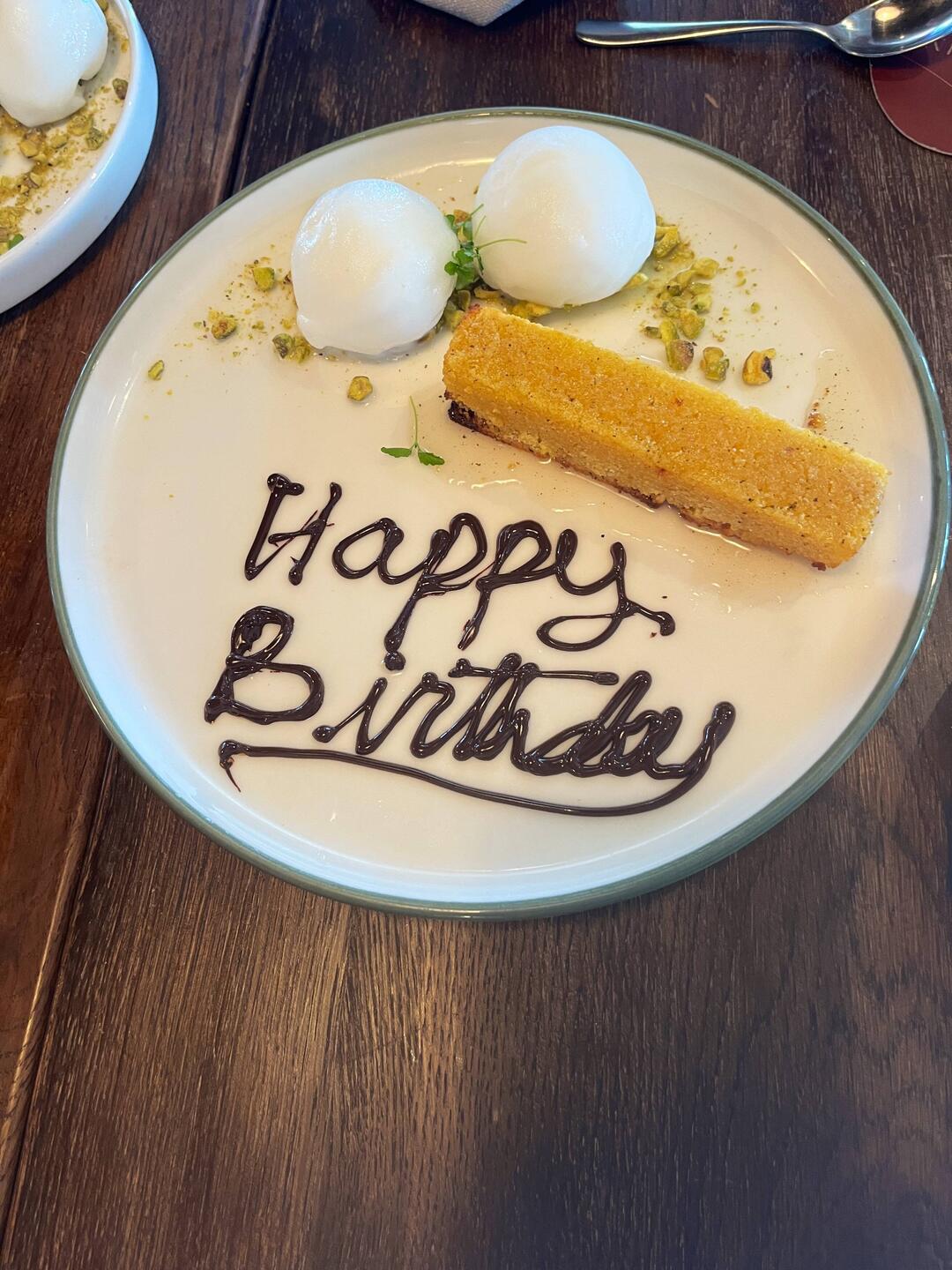 Stu and Chris took me to lunch at Peregrin's for my birthday the day before we left - very special!