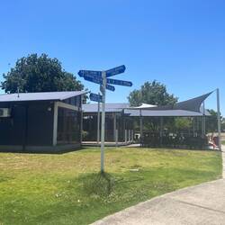 The cafe where we had our lunch.