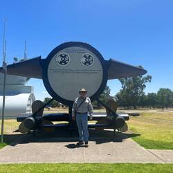 Graham at Holbrook with the torpedo carriers