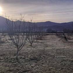 Sonnenaufgang in Pignola - Kalt ist es 🥶