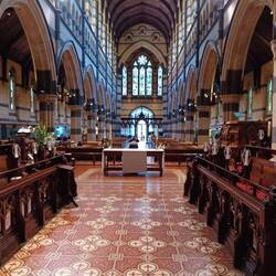 Inside St Paul's Cathedral Melbourne