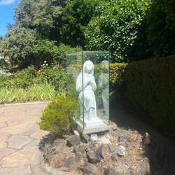 Statue in the Our Lady of Lourdes garden