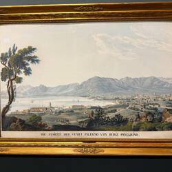 Ansicht von Palermo in der Villa Zito