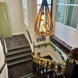 Kersttaferelen in het hostel