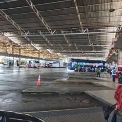 Busbahnhof für Fernbusse an der Estación central