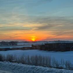 I don't see the sunrise very often!