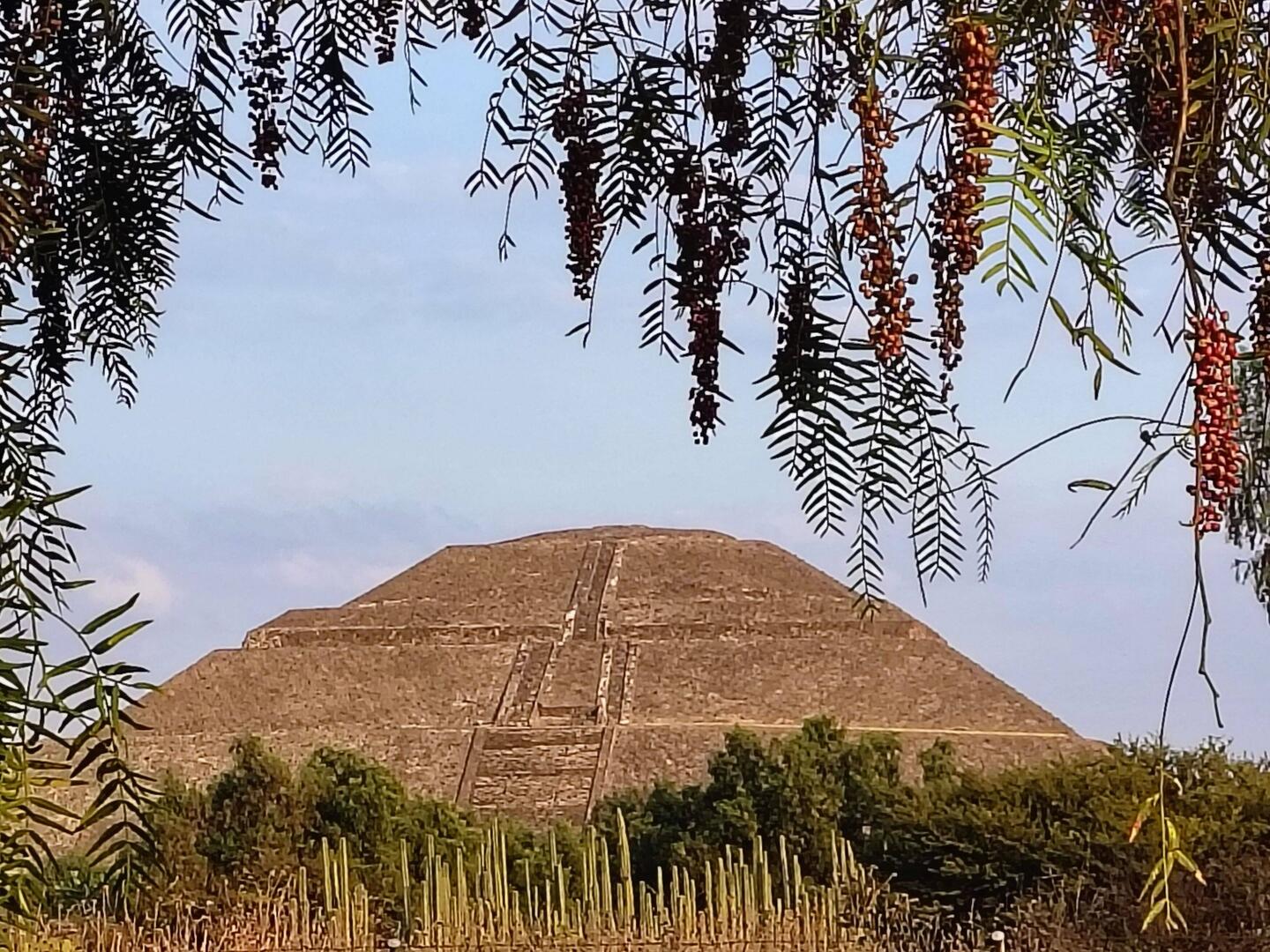 Die größte Pyramide von Teotihuacán - die Sonnenpyramide