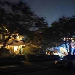 Weihnachtlicher Häuserschmuck