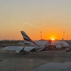 Letzter Sonnenuntergang in Down Under