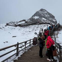 Neblige Aussicht, echt schade.