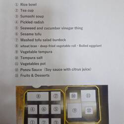 The seaweed things was quite nice