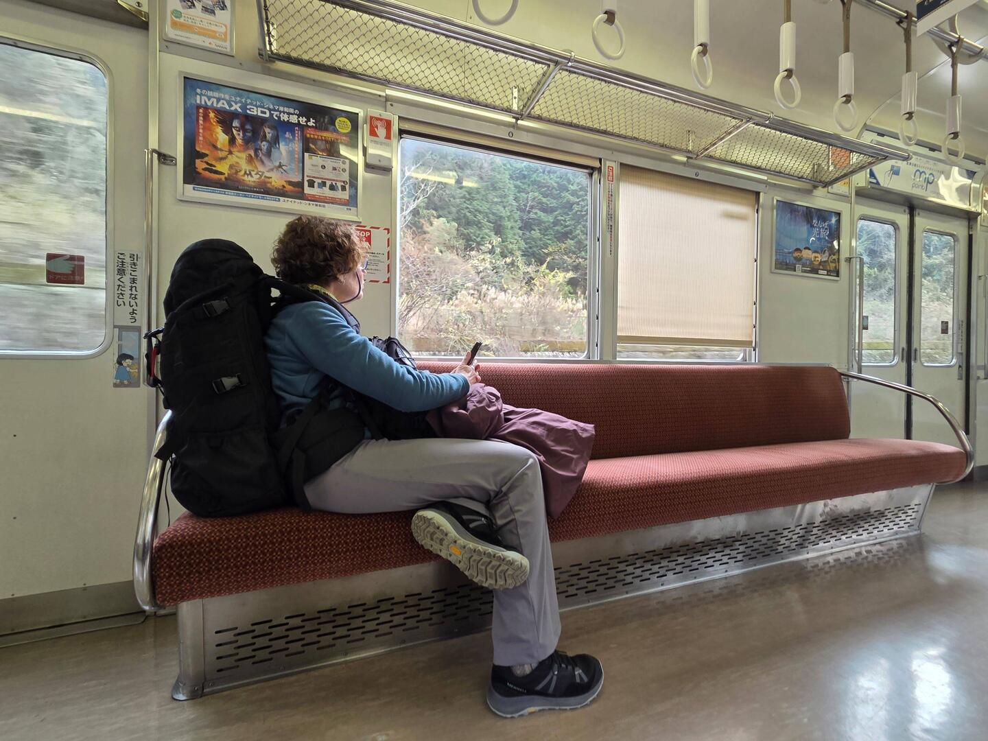 One of the less crowded legs of the epic journey today