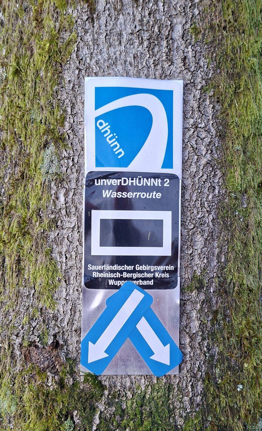 Die Runde ist bestens ausgeschildert.....