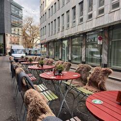 A wee bit cold outside so seat covers and blankets provided.