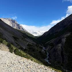 The valley near Windy Pass.
