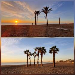 ...besticht mit einem sehr fotogenen Sonnenaufgang