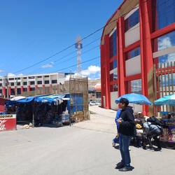 Einfahrt zum Parkplatz