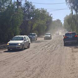 Hauptstraße in San Pedro de Atacama