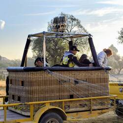 ... Korb und Ballon bereit zum nächsten Einsatz 🎈