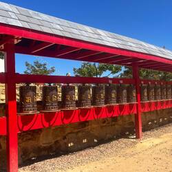 Prayer Wheels- we spun them all