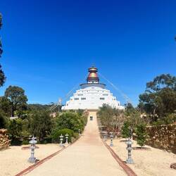 We begin our walk around the site