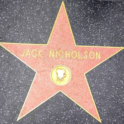 Auf dem Walk of Fame.