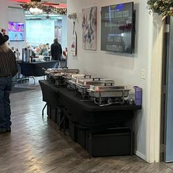 Buffet line up