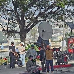 Dreharbeiten für S.W.A.T.