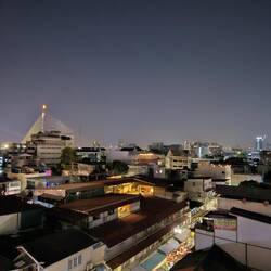 Blick von der Dachterrasse