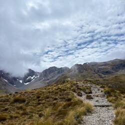 En ook mijn bergtoppie kwam nog heel even gedag zeggen