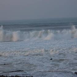 Die Vorboten des aufziehenden stürmischen Wetters der kommenden Tage.
