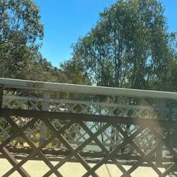 Poor shot of the Murray as we left- sorry