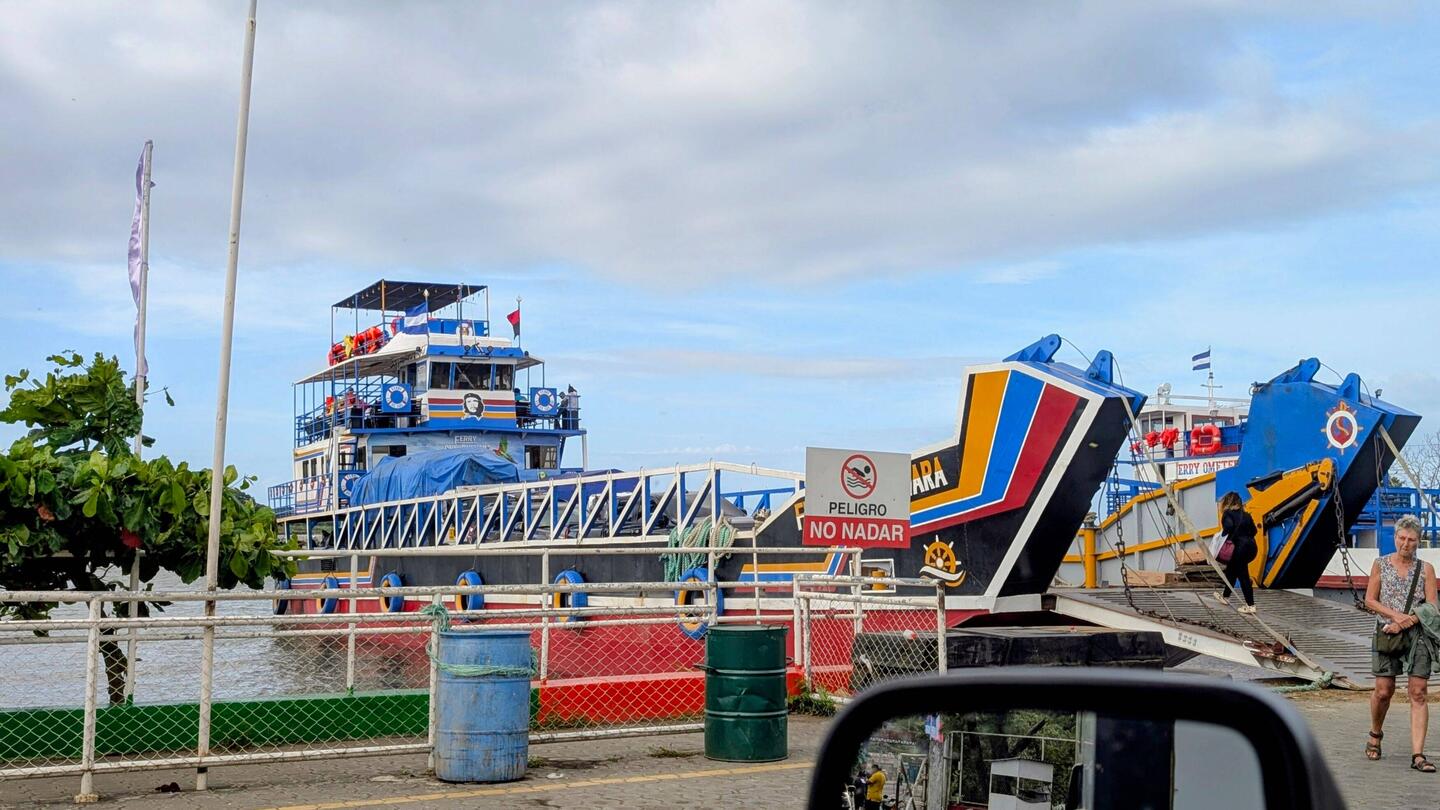 Unsere Fähre nach Ometepe