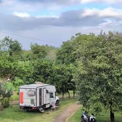 Blick auf einen der 2 Vulkane auf der Insel, Volcan Concepcion, der selten wolkenfrei ist